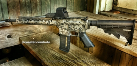 Cerakote Firearm Coatings, Sample for Low Gloss Armor Clear (H-301)