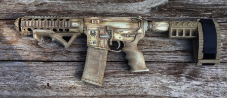 Cerakote Firearm Coatings, Sample for Low Gloss Armor Clear (H-301)